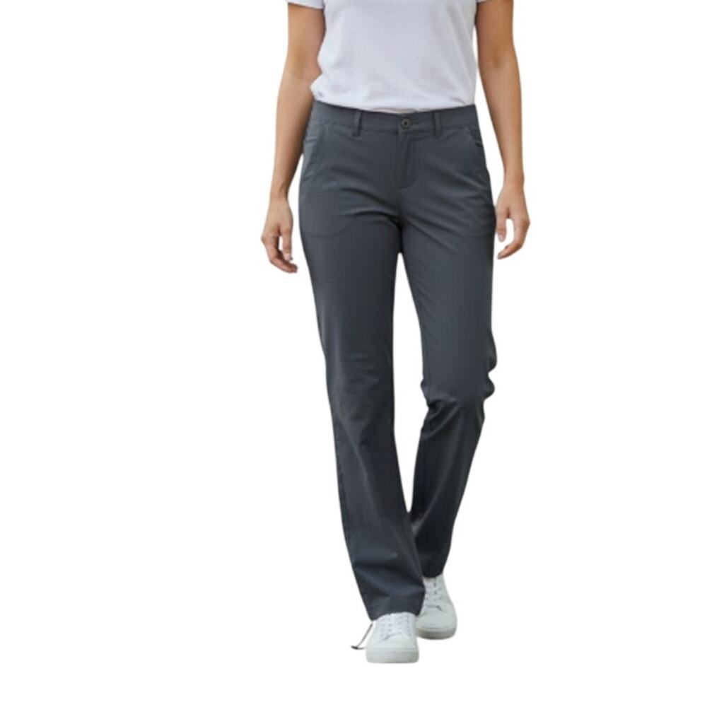 REI Adjustable Straight Pant Women 8P Gray Stretch Outdoor Travel Versatile NWOT